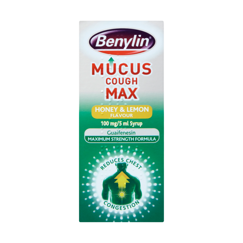 Benylin Mucus Cough Max Honey & Lemon, 150ml
