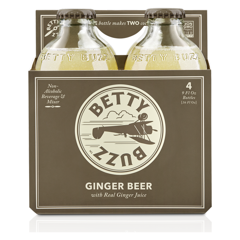 Betty Buzz Ginger Beer 9oz 4pk