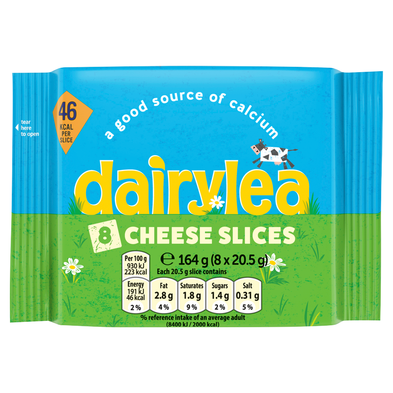 Dairylea Cheese 8 Slices, 164g