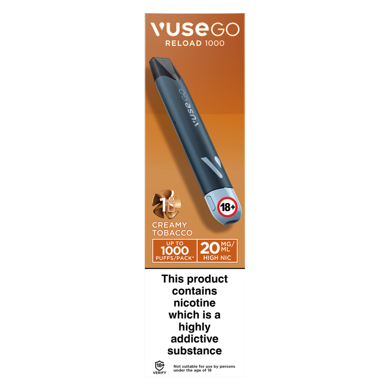Vuse Go Reload Pen Creamy Tobacco 20mg/ml, 1pcs