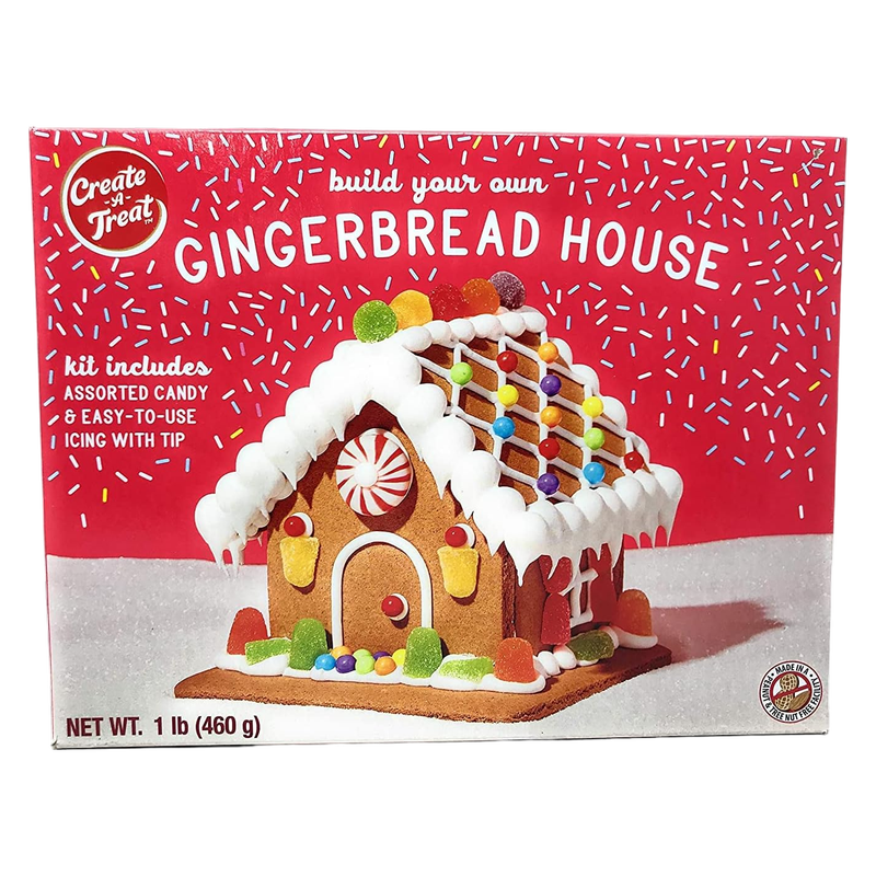 Create-A-Treat E-Z Build Gingerbread House Kit, 53.5oz
