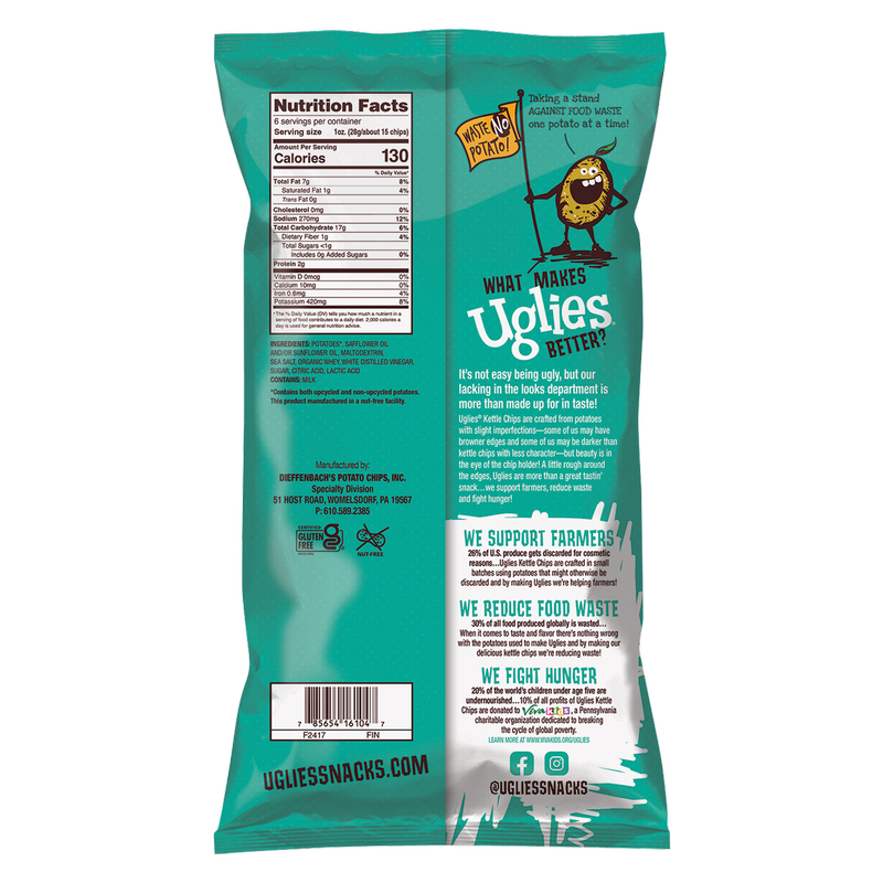 Uglies Salt & Vinegar Kettle Cooked Potato Chips 6oz