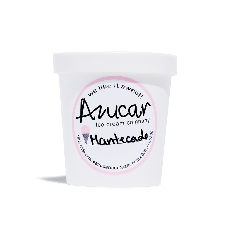 Azucar Mantecado: Cuban Egg Based Vanilla Ice Cream 16oz