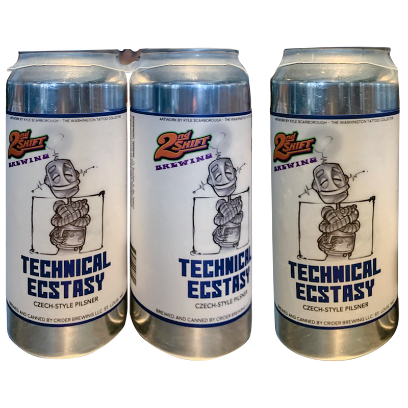 2nd Shift Brewing Technical Ecstasy 4pk 16oz Can 5.4% ABV
