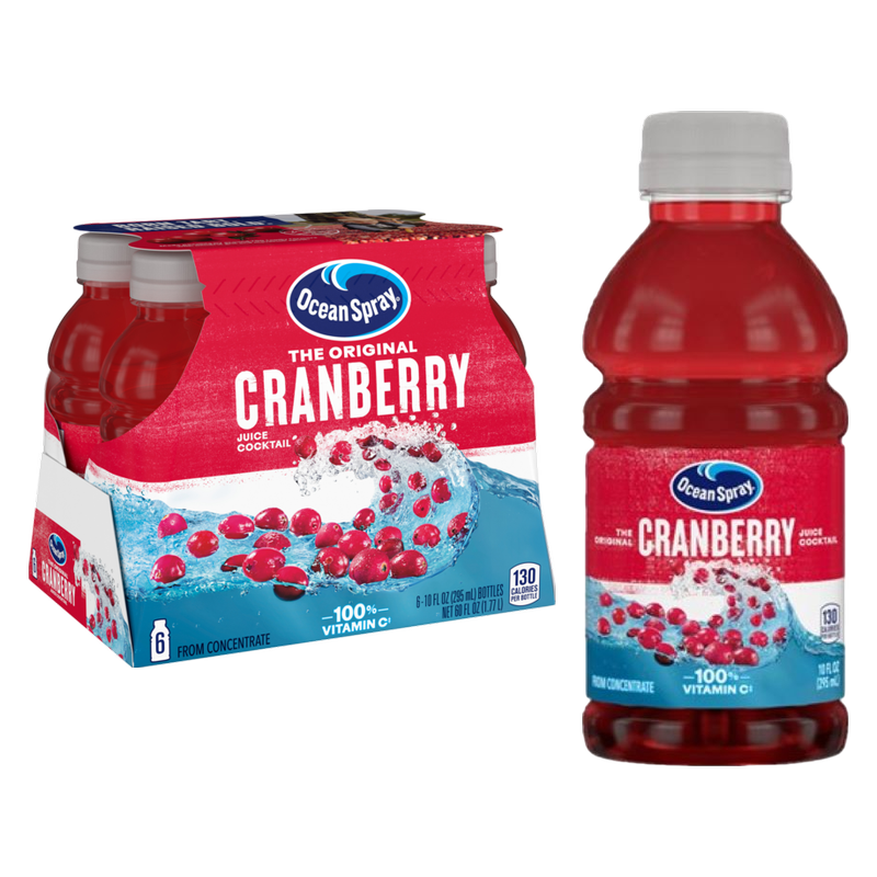 Ocean Spray Cranberry Juice Cocktail 6pk 10oz Bottles