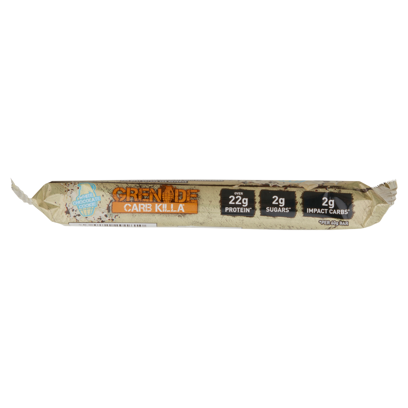 Grenade Carb Killa White Chocolate Cookie Protein Bar, 60g
