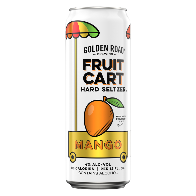 Golden Road Brewing Fruit Cart Seltzer Mango Single 25oz Can