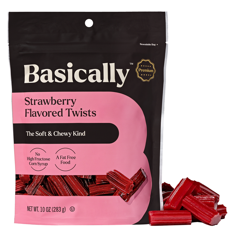 Basically Premium Strawberry Twists 10 oz 