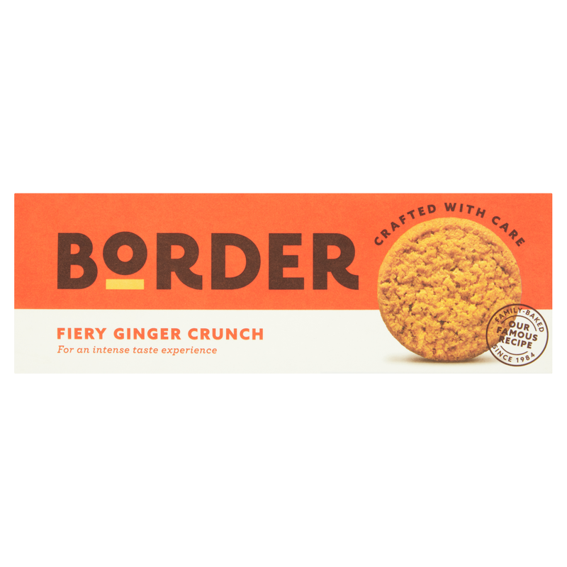 Border Biscuits Fiery Ginger Crunch Biscuits, 135g