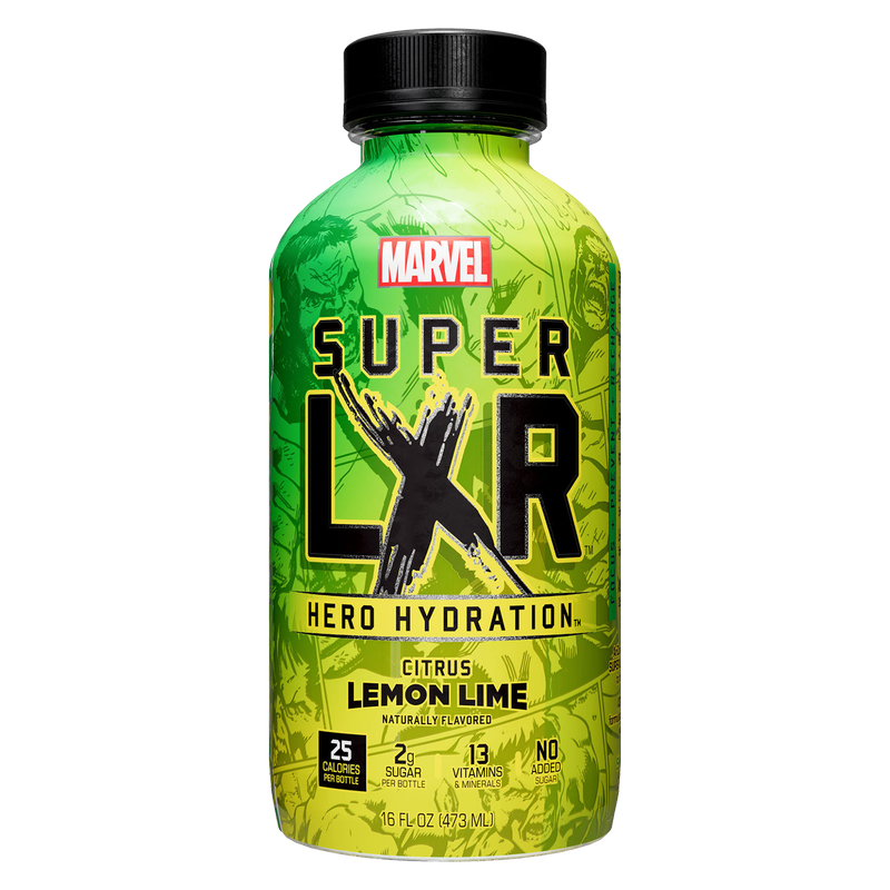 Super LXR Hero Hydration Citrus Lemon Lime 16oz