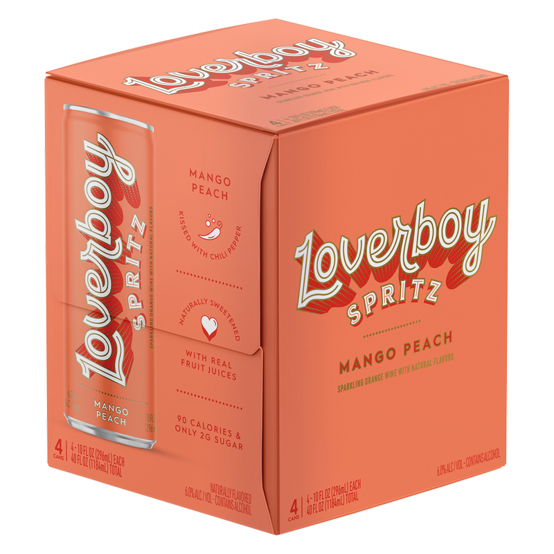 Loverboy Mango Peach Spritz 4pk 250ml Can 6.0% ABV