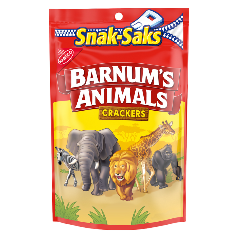 Barnum's Animals Crackers Snak-Saks, 8 OZ