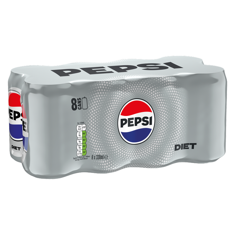Pepsi Diet, 8 x 330ml