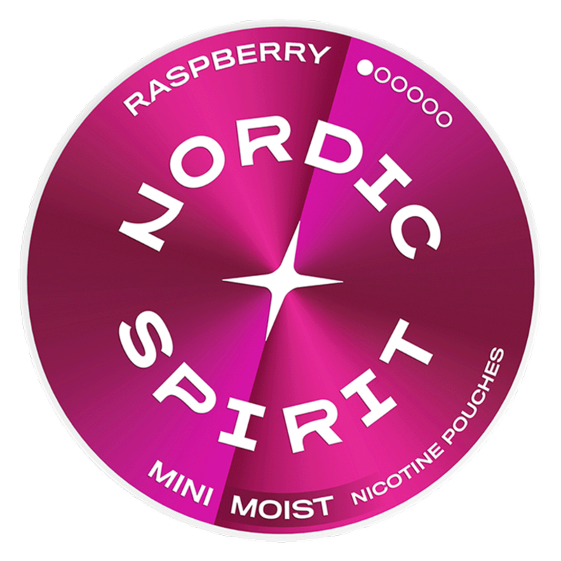 Nordic Spirit Raspberry Mellow Mini 3mg, 14pcs
