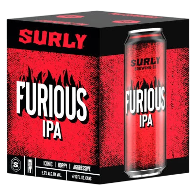 Surly Brewing Furious IPA 4pk 16oz Can