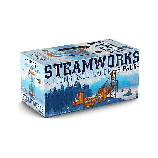 Steamworks Brewery Lions Gate Lager 8pk 12oz Can