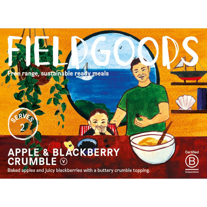 FieldGoods Apple & Blackberry Crumble - For Two, 350g