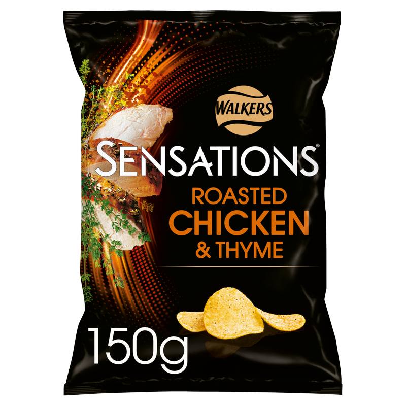 Walkers Sensations Roast Chicken and Thyme, 150g