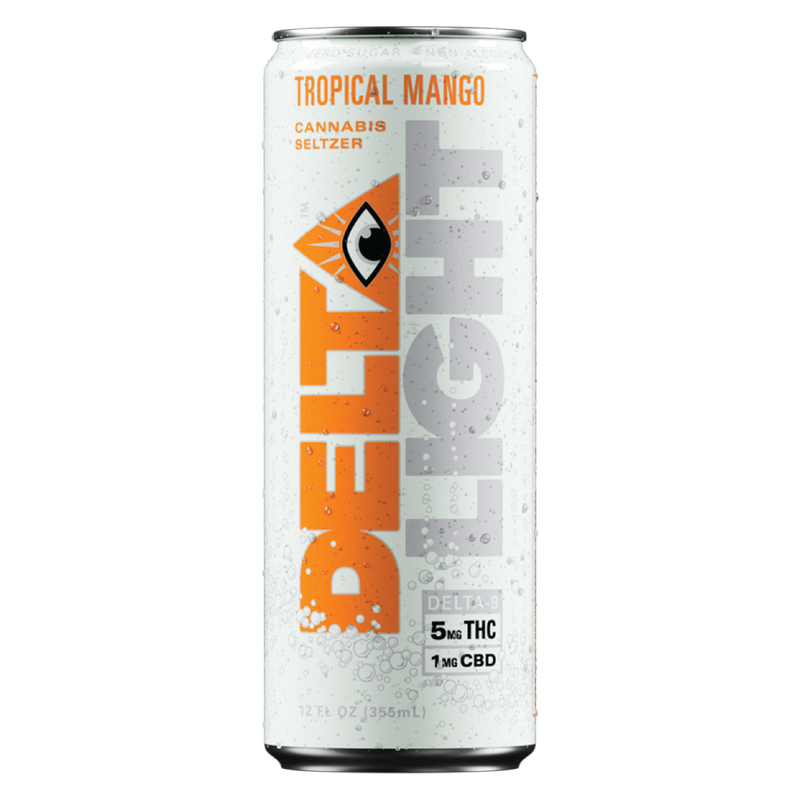 Delta Light 5mg THC Tropical Mango Seltzer 24pk 12oz Can