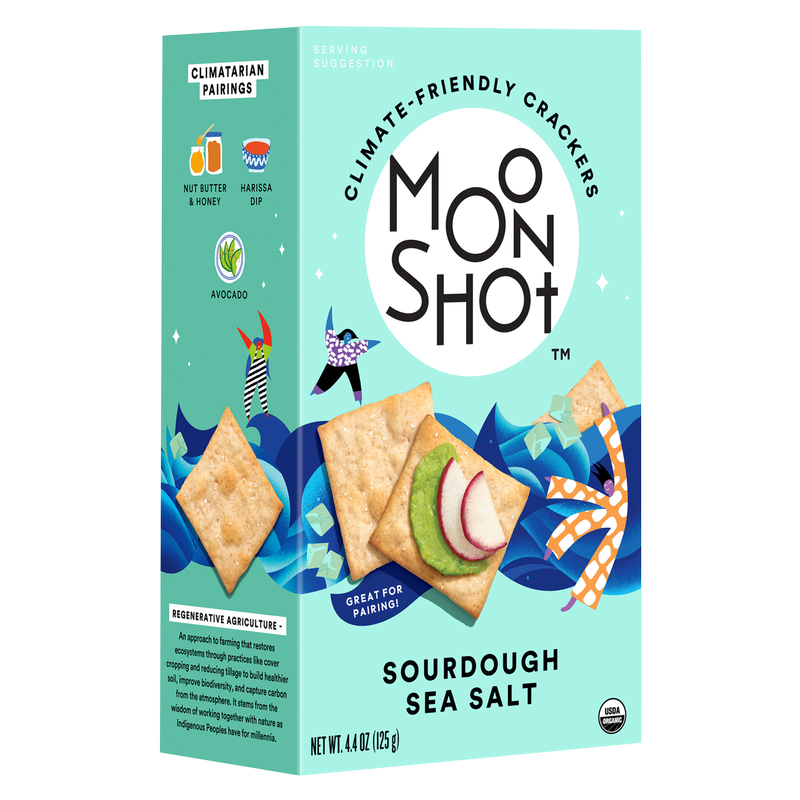 Moonshot Sourdough Sea Salt Crackers 4.4oz