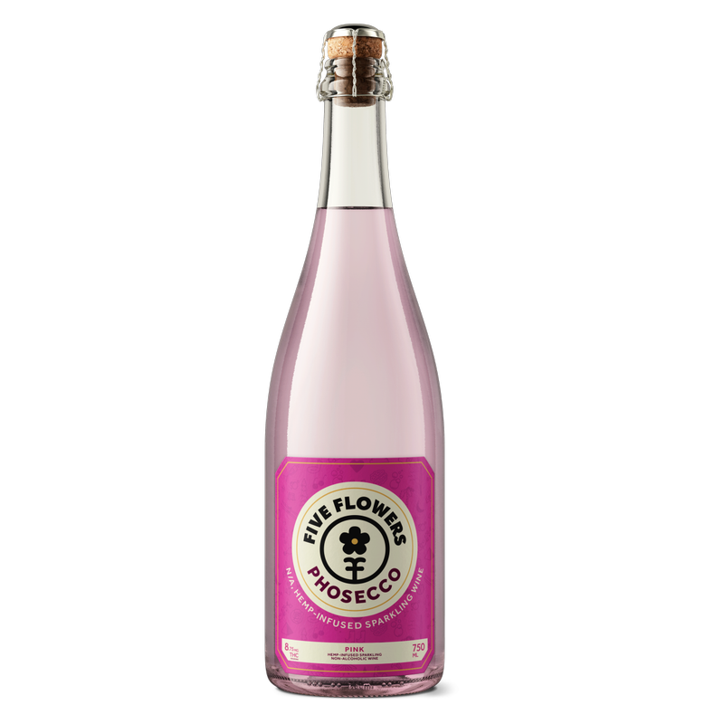 Five Flowers 35mg THC Pink Phosecco 750mL Btl