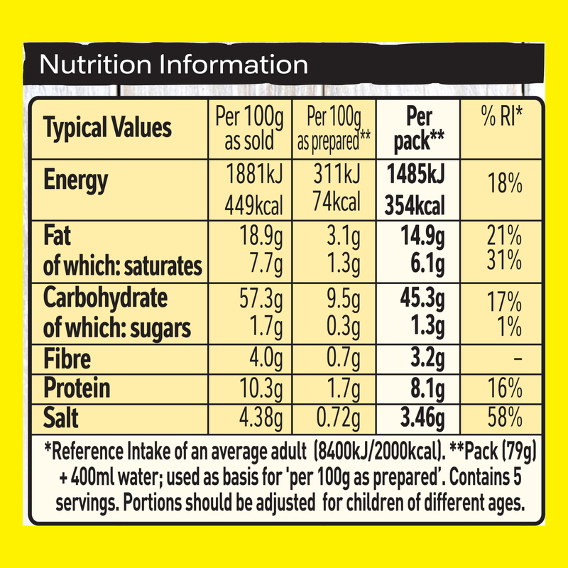 Maggi Curry Flavour Instant Noodles, 5 x 79g
