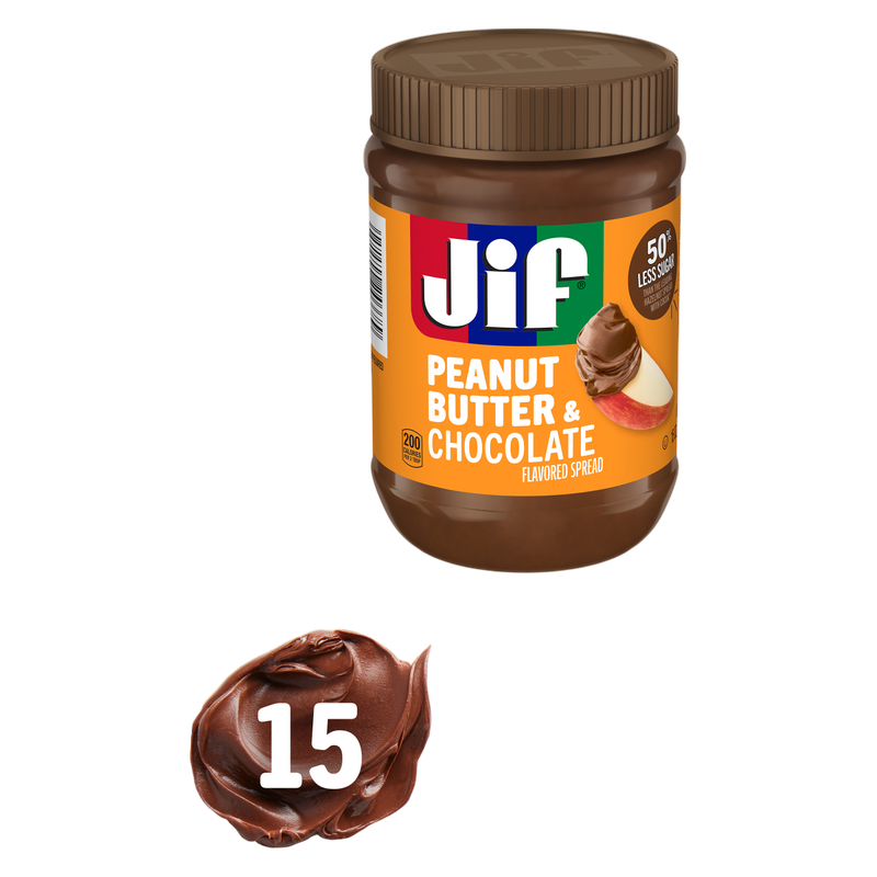 Jif Chocolate Peanut Butter, 15oz. 