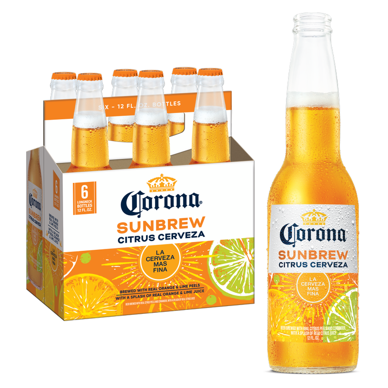 Corona Sunbrew Citrus Cerveza 6pk 12oz Btl 4.5% ABV