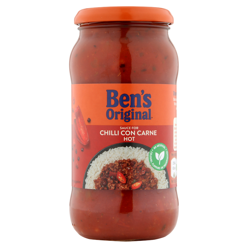 Ben's Original Hot Chilli Con Carne Sauce, 450g