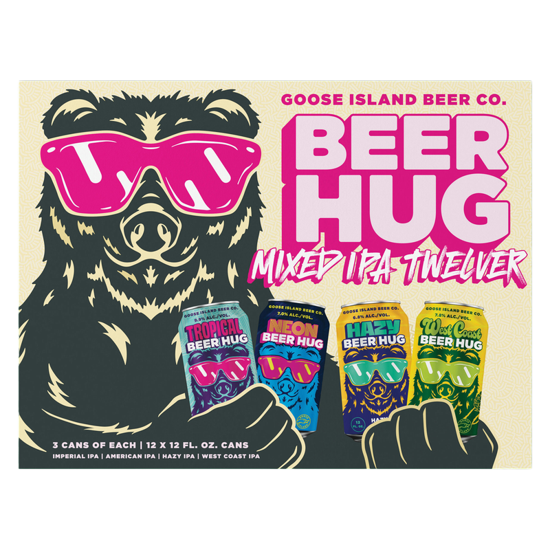 Goose Island Beer Hug IPA Mixed Twelver 12pk 12oz Cans