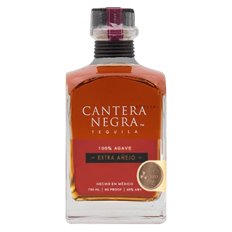 Cantera Negra Extra Anejo Tequila 750ml (80 proof)