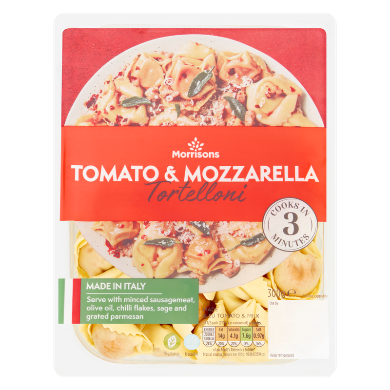 Morrisons Tomato & Mozzarella Tortelloni, 300g