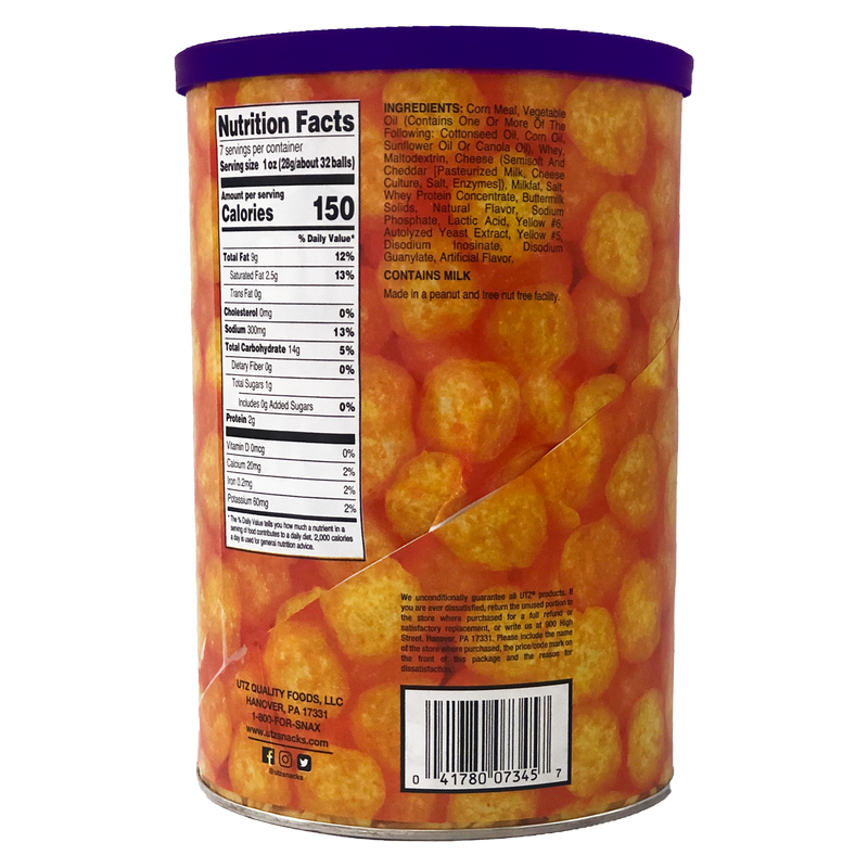 Utz Cheese Ball Canister 7oz