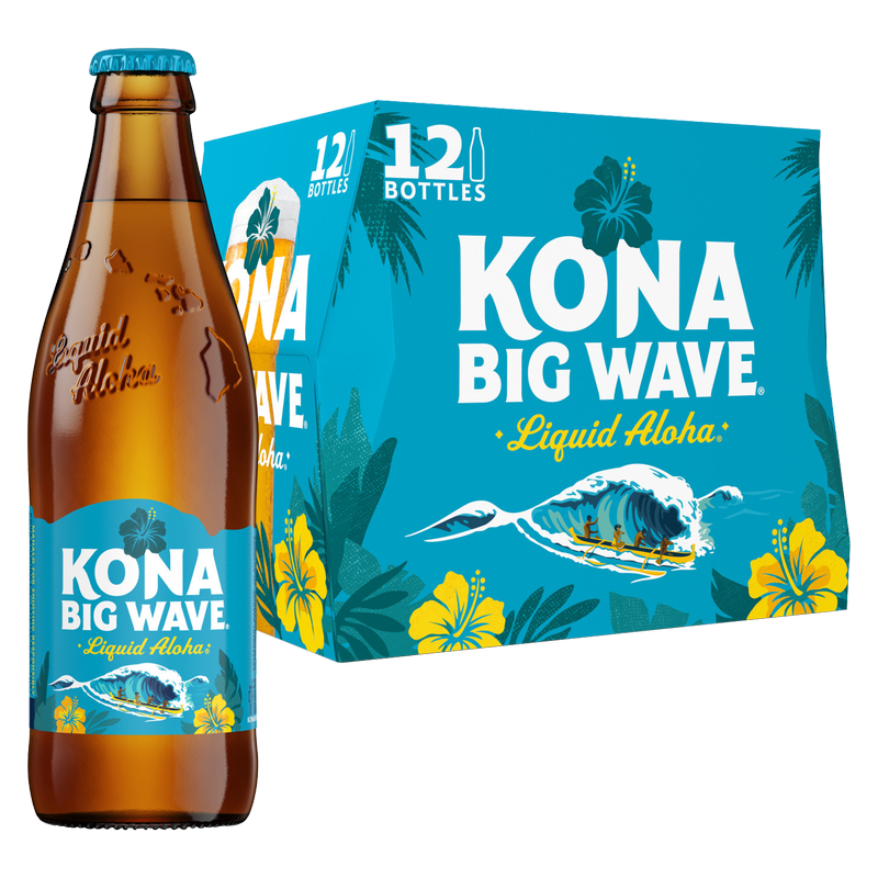 Kona Big Wave Premium Beer 12pk 12oz Bottles 4.4% ABV