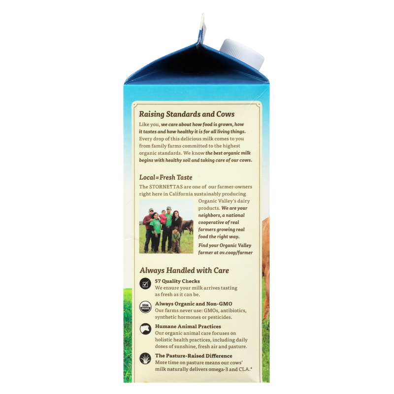 Organic Valley 2% Reduced Fat Milk 1/2 Gallon CA