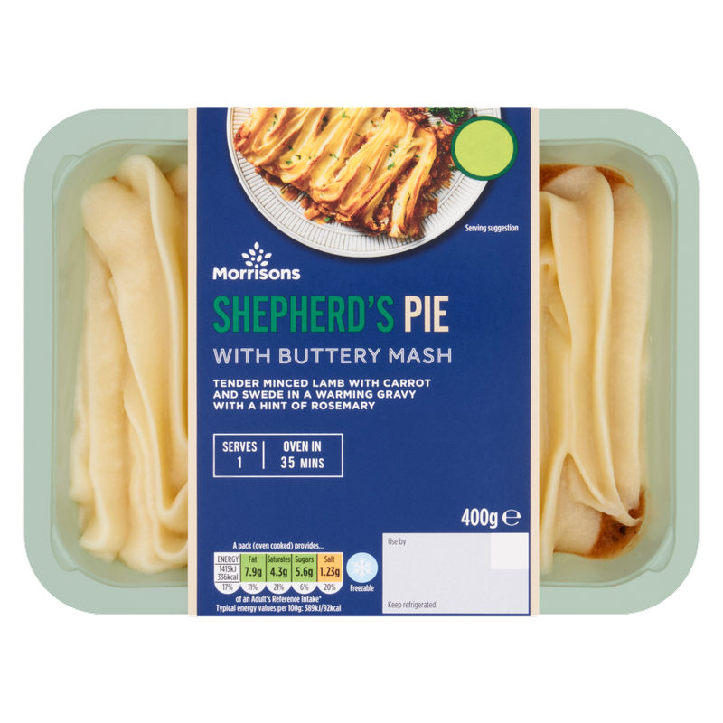 Morrisons Shepherd's Pie with Buttery Mash, 400g