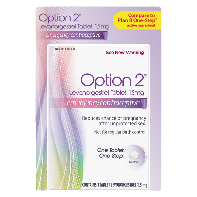 Option 2 Emergency Contraceptive