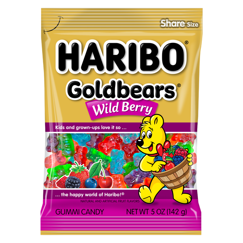 Haribo Goldbears Wild Berry, 5oz