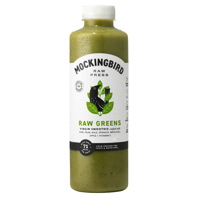 Mockingbird Raw Greens Smoothie, 750ml