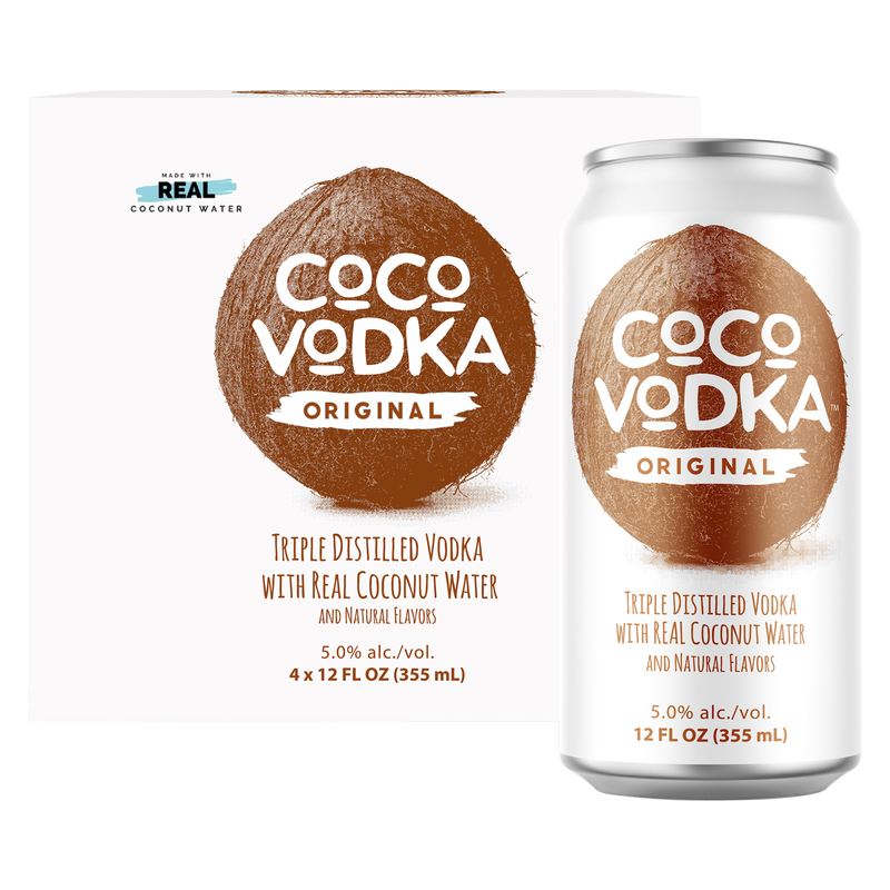 CoCo Vodka Original 4pk 12oz Can 5% ABV