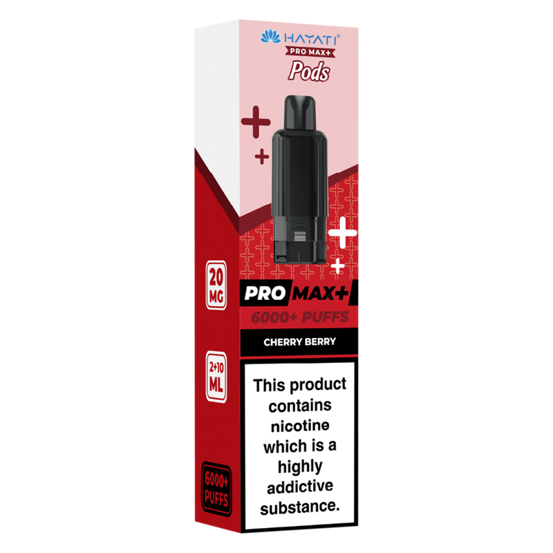 Hayati Pro Max 6000 Pods Cherry Berry 20mg/ml, 1pcs