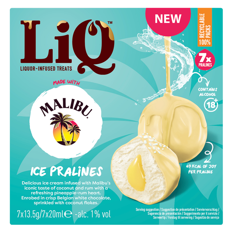 LiQ Malibu Ice Pralines, 7 x 20ml