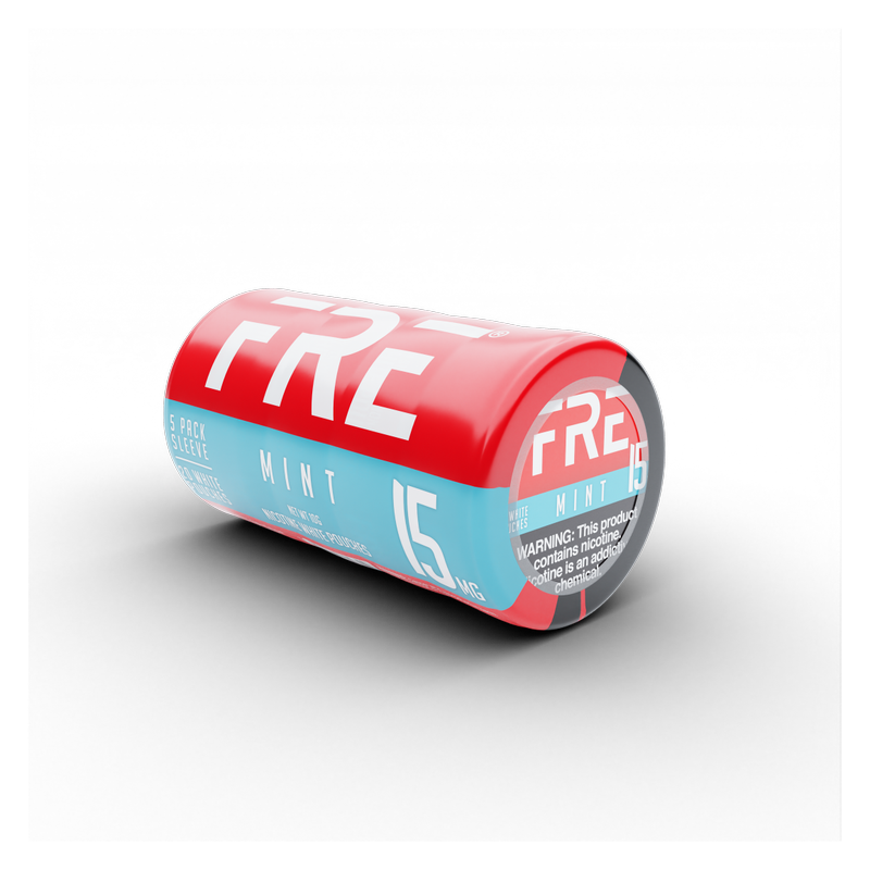 5 Pack Fre Mint Nicotine Pouches, 15mg
