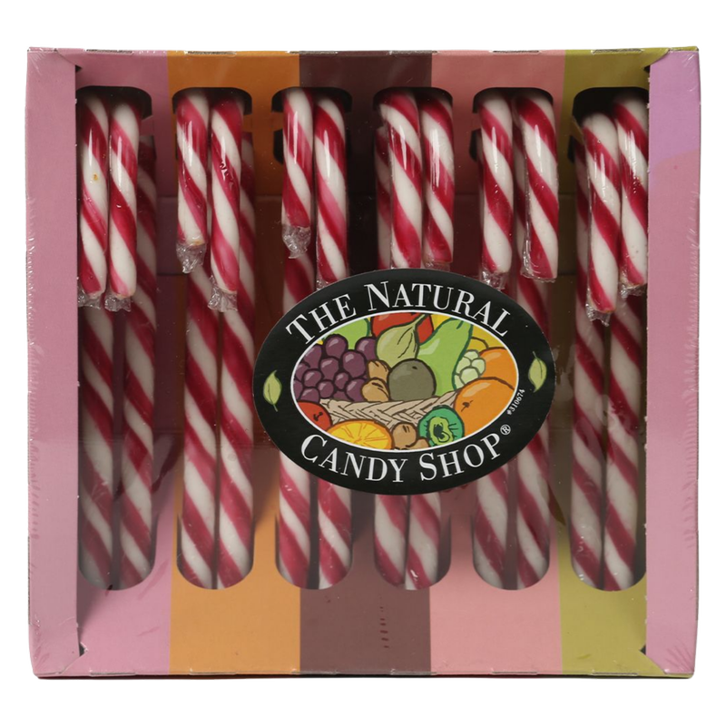 Natural Candy Shop Strawberry Candy Canes, 170g