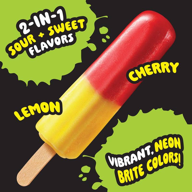 Trolli Cherry Lemon Frozen Gummi Pops, 10ct