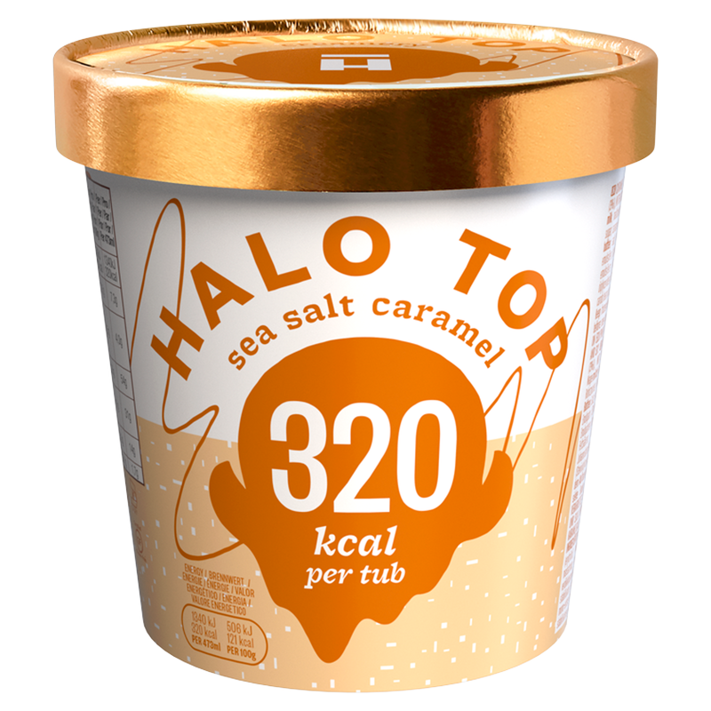 Halo Top Sea Salt Caramel, 473ml