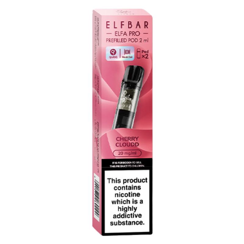 Elf Bar Elfa PRO Prefilled Vape Pods Cherry Cloudd 20mg/ml, 2ml