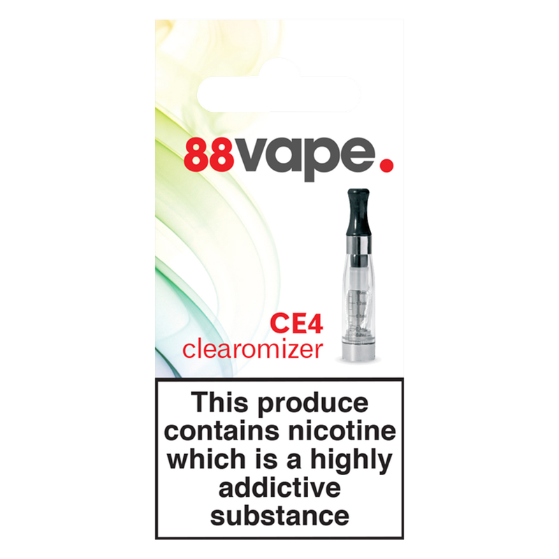 88vape Accessories Ce4 Clearomizer, 1pcs