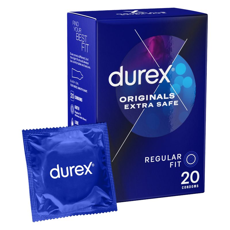 Durex Originals Extra Safe Condoms, 20pcs
