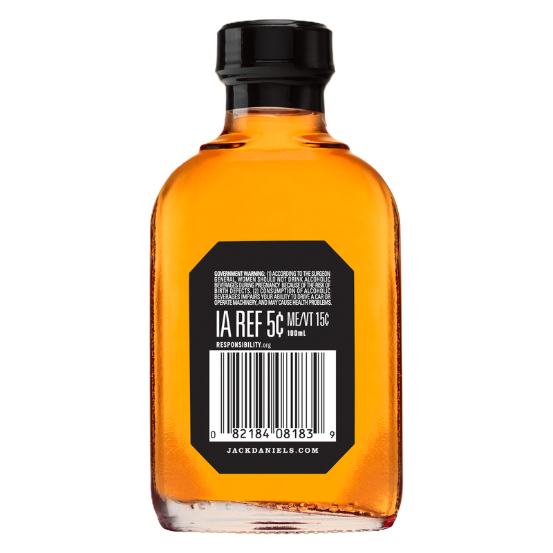 Jack Daniel's Old No. 7 Tennessee Whiskey, 100 mL Bottle, 80 Proof